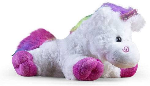 Fluffy Soft Cute Unicorn, 10 Inch Size